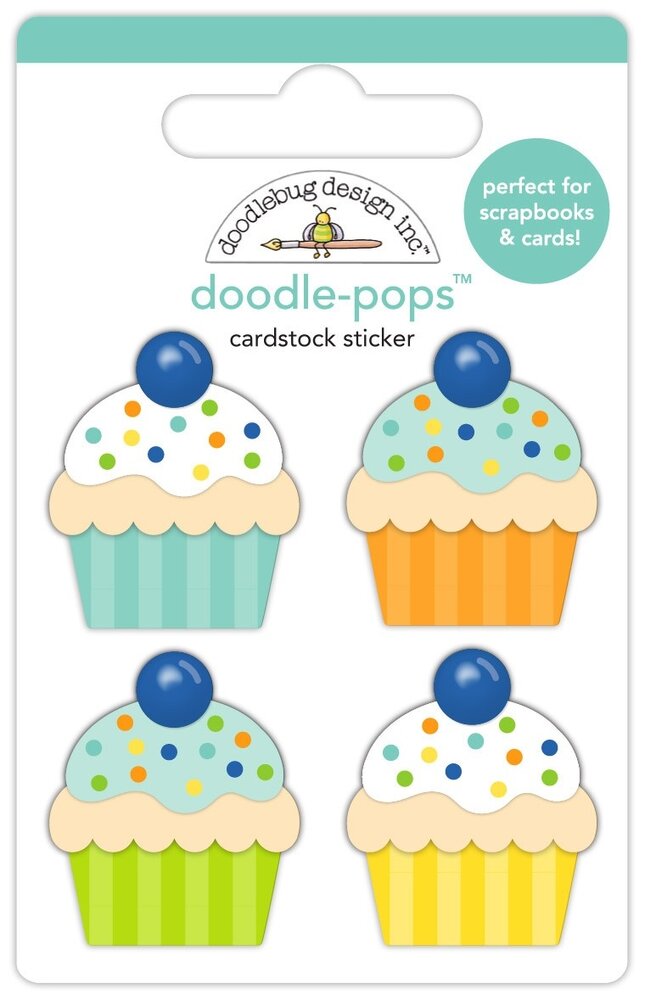 Doodlebug Design Inc. PRE-ORDER Balloons & Banners Doodle-Pops Sweet Cakes (9184) Doodlebug Design Inc. PRE-ORDER Balloons & Banners Doodle-Pops Sweet Cakes (9184)