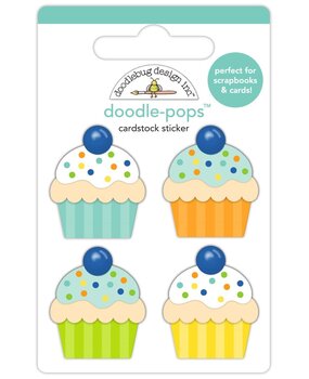 Doodlebug Design Inc. PRE-ORDER Balloons & Banners Doodle-Pops Sweet Cakes (9184)