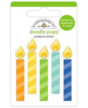 Doodlebug Design Inc. PRE-ORDER Balloons & Banners Doodle-Pops Make A Wish (9185)