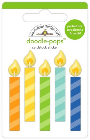 Doodlebug Design Inc. PRE-ORDER Balloons & Banners Doodle-Pops Make A Wish (9185)