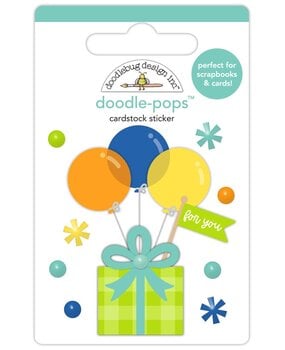 Doodlebug Design Inc. PRE-ORDER Balloons & Banners Doodle-Pops Surprise Party (9186)