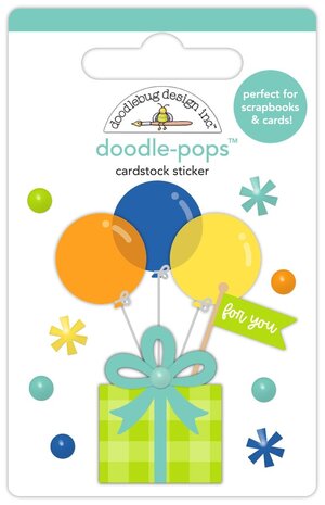 Doodlebug Design Inc. PRE-ORDER Balloons & Banners Doodle-Pops Surprise Party (9186) Doodlebug Design Inc. PRE-ORDER Balloons & Banners Doodle-Pops Surprise Party (9186)