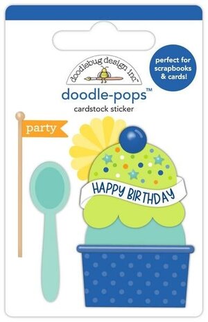 Doodlebug Design Inc. PRE-ORDER Balloons & Banners Doodle-Pops Birthday Sundae (9187) Doodlebug Design Inc. PRE-ORDER Balloons & Banners Doodle-Pops Birthday Sundae (9187)