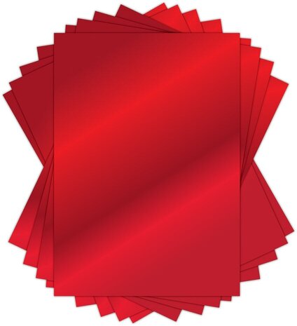 Craft Consortium The Essential Mirror Card A4 Red (CCEMC012)