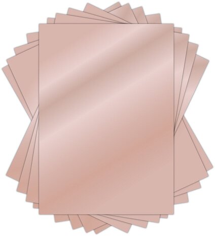 Craft Consortium The Essential Mirror Card A4 Rose Gold (CCEMC014)