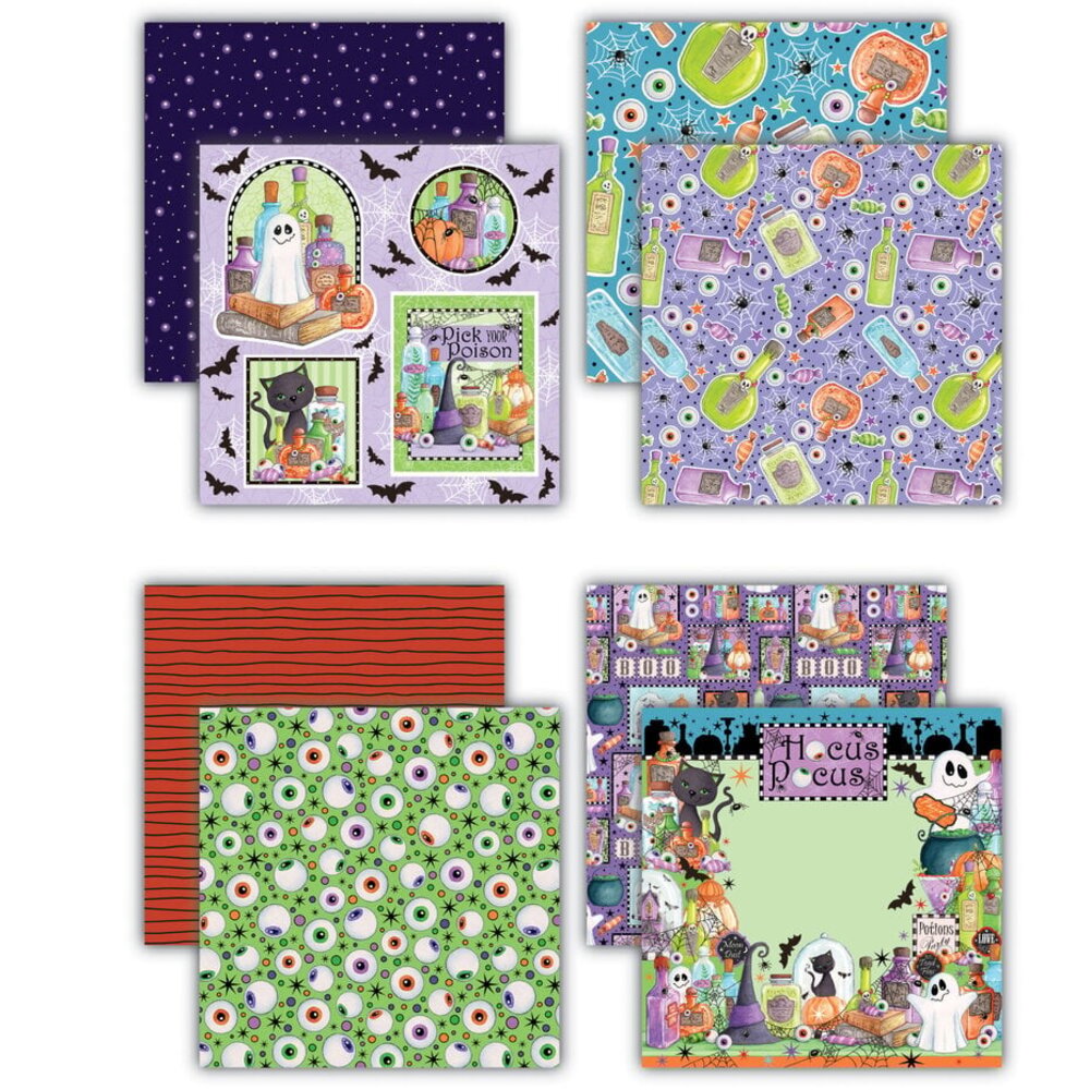 Craft Consortium Hocus Pocus 8x8 Inch Premium Paper Pad (CCLPAD005)