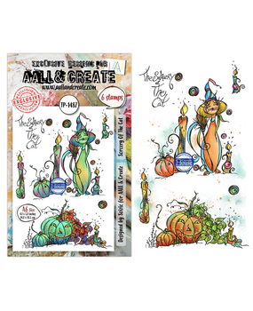 AALL and Create Clear Stamp Set A6 Sorcery Of The Cat (AALL-TP-1487) AALL and Create Clear Stamp Set A6 Sorcery Of The Cat (AALL-TP-1487)
