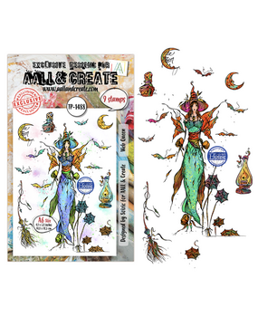 AALL and Create Clear Stamp Set A6 Web Queen (AALL-TP-1488) AALL and Create Clear Stamp Set A6 Web Queen (AALL-TP-1488)
