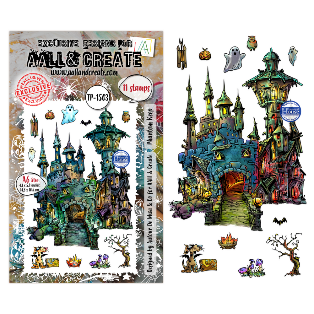 AALL and Create Clear Stamp Set A6 Phantom Keep (AALL-TP-1503)