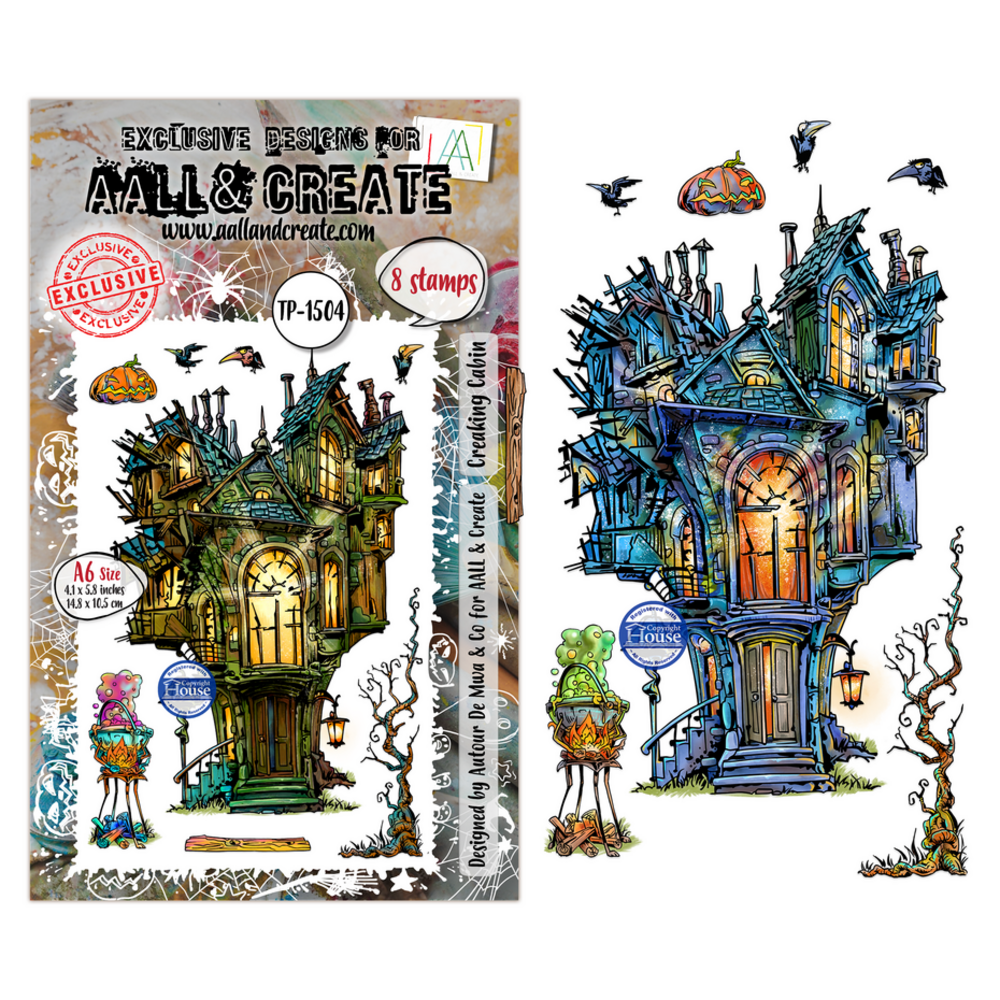 AALL and Create Clear Stamp Set A6 Creaking Cabin (AALL-TP-1504) AALL and Create Clear Stamp Set A6 Creaking Cabin (AALL-TP-1504)