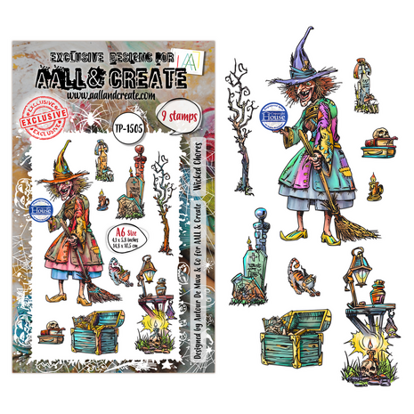 AALL and Create Clear Stamp Set A6 Wicked Chores (AALL-TP-1505) AALL and Create Clear Stamp Set A6 Wicked Chores (AALL-TP-1505)