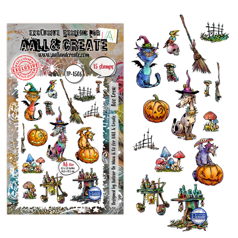 AALL and Create Clear Stamp Set A6 Boo Crew (AALL-TP-1506)