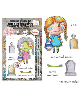 AALL and Create Clear Stamp Set A7 Candy Overload (AALL-TP-1415)