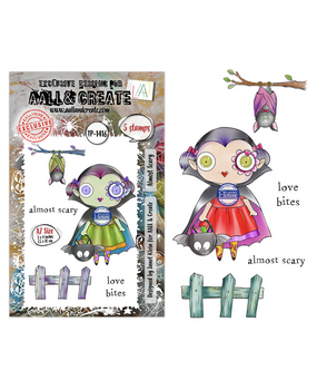 AALL and Create Clear Stamp Set A7 Almost Scary (AALL-TP-1416)