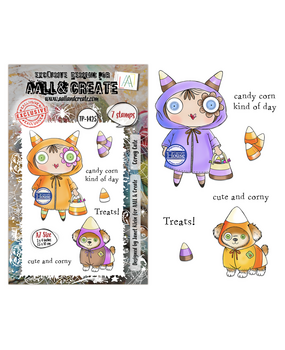 AALL and Create Clear Stamp Set A7 Corny Cute (AALL-TP-1425) AALL and Create Clear Stamp Set A7 Corny Cute (AALL-TP-1425)