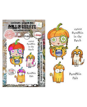 AALL and Create Clear Stamp Set A7 Pumpkin Pals (AALL-TP-1426) AALL and Create Clear Stamp Set A7 Pumpkin Pals (AALL-TP-1426)