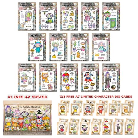 AALL and Create Costume Chronicles Stamp Bundle (AALL-PCK-JK006) AALL and Create Costume Chronicles Stamp Bundle (AALL-PCK-JK006)