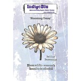 IndigoBlu Blooming Daisy A6 Rubber Stamp (IND1538)
