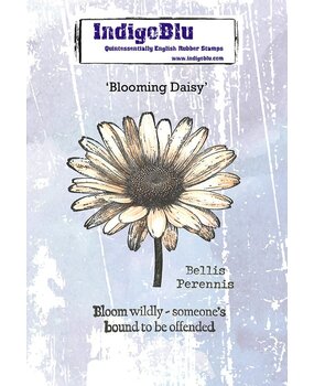 IndigoBlu Blooming Daisy A6 Rubber Stamp (IND1538) IndigoBlu Blooming Daisy A6 Rubber Stamp (IND1538)