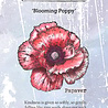 IndigoBlu Blooming Poppy A6 Rubber Stamp (IND1539) IndigoBlu Blooming Poppy A6 Rubber Stamp (IND1539)
