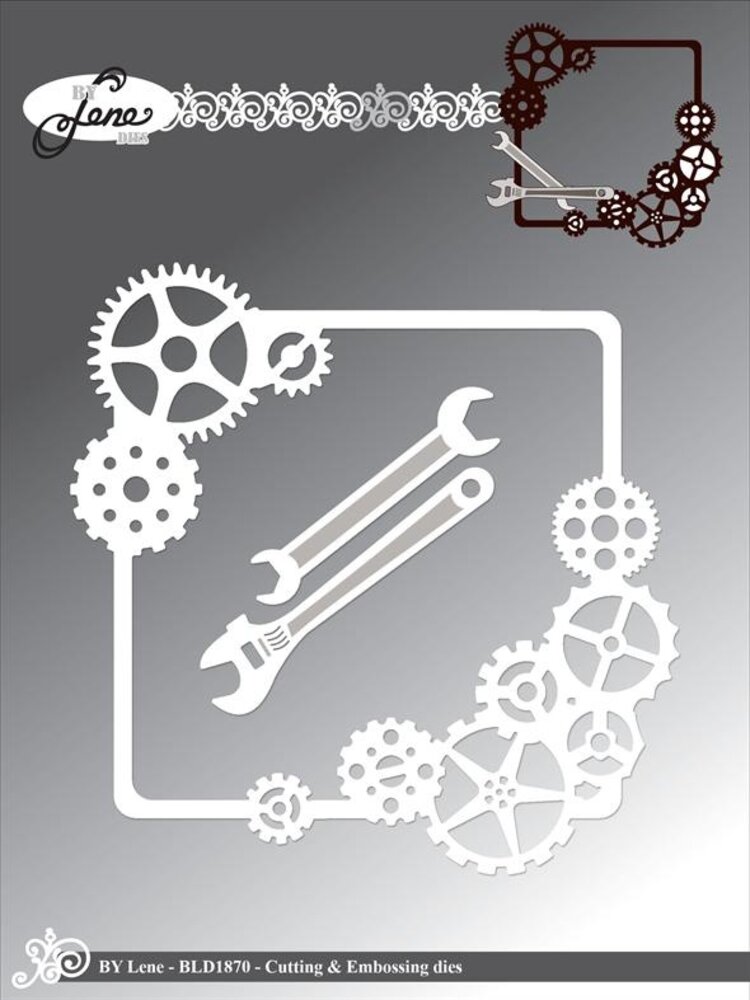 By Lene Metal Dies Gear Frame (BLD1870) By Lene Metal Dies Gear Frame (BLD1870)