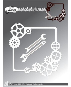 By Lene Metal Dies Gear Frame (BLD1870) By Lene Metal Dies Gear Frame (BLD1870)