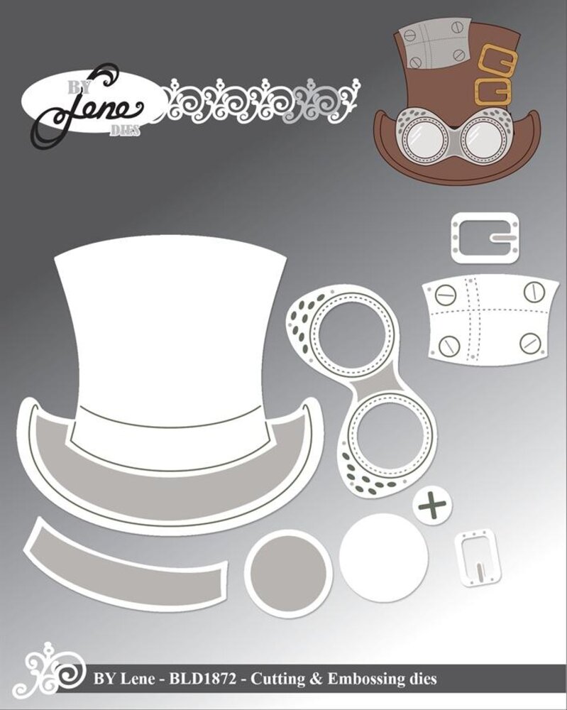 By Lene Metal Dies Steampunk #1 (BLD1872) By Lene Metal Dies Steampunk #1 (BLD1872)
