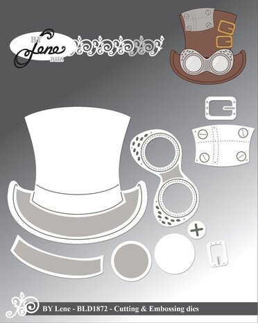By Lene Metal Dies Steampunk #1 (BLD1872) By Lene Metal Dies Steampunk #1 (BLD1872)