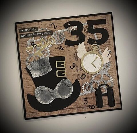 By Lene Metal Dies Steampunk #1 (BLD1872) By Lene Metal Dies Steampunk #1 (BLD1872)
