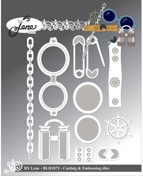 By Lene Metal Dies Steampunk #2 (BLD1873) By Lene Metal Dies Steampunk #2 (BLD1873)