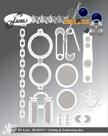 By Lene Metal Dies Steampunk #2 (BLD1873) By Lene Metal Dies Steampunk #2 (BLD1873)