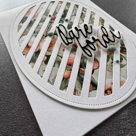 Simple and Basic Oval Diagonal Striped Panel with Piercing A6 Dies (SBD710) Simple and Basic Oval Diagonal Striped Panel with Piercing A6 Dies (SBD710)