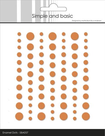 Simple and Basic Matte Enamel Dots Mandarine (SBA057) Simple and Basic Matte Enamel Dots Mandarine (SBA057)