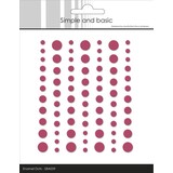 Simple and Basic Matte Enamel Dots Raspberry (SBA059)