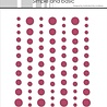 Simple and Basic Matte Enamel Dots Raspberry (SBA059)