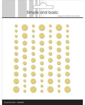 Simple and Basic Matte Enamel Dots Buttercup (SBA060) Simple and Basic Matte Enamel Dots Buttercup (SBA060)
