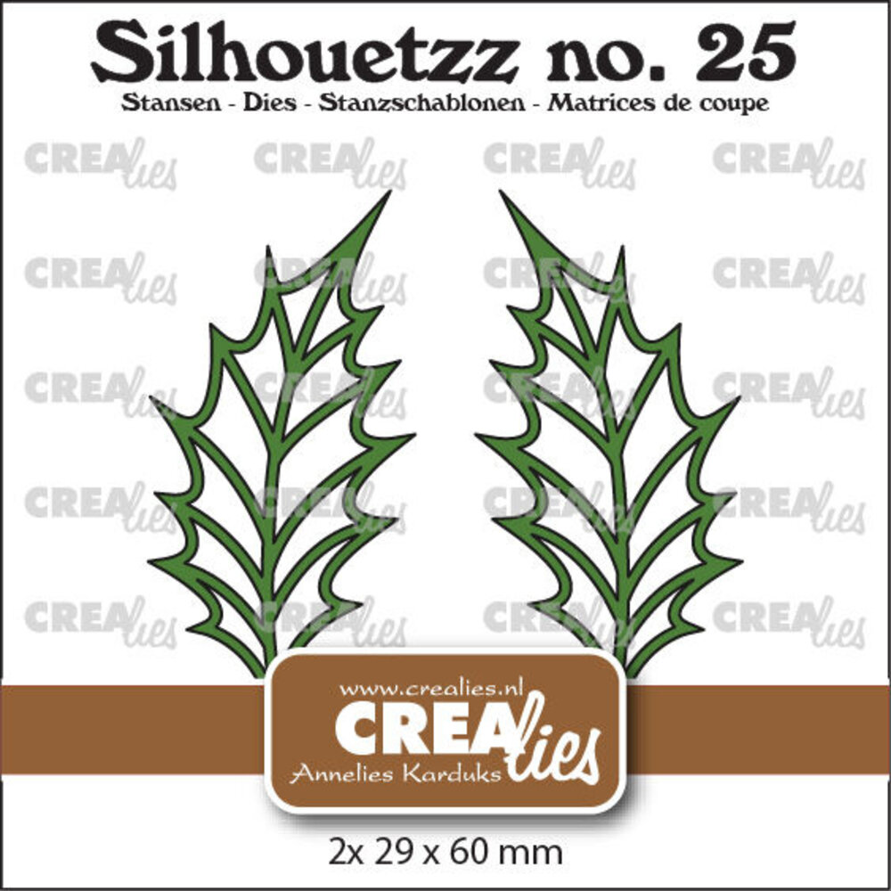Crealies Silhouetzz Dies Blaadjes 22 Open (CLSH25) Crealies Silhouetzz Dies Blaadjes 22 Open (CLSH25)