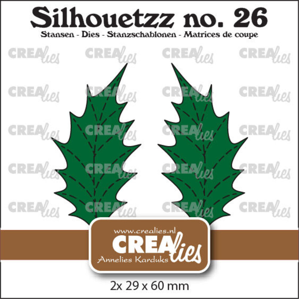 Crealies Silhouetzz Dies Blaadjes 22 Dicht (CLSH26) Crealies Silhouetzz Dies Blaadjes 22 Dicht (CLSH26)