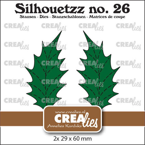 Crealies Silhouetzz Dies Blaadjes 22 Dicht (CLSH26) Crealies Silhouetzz Dies Blaadjes 22 Dicht (CLSH26)