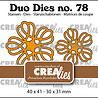 Crealies Duo Dies Open Bloemen 32 (CLDD78) Crealies Duo Dies Open Bloemen 32 (CLDD78)