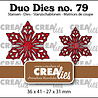 Crealies Duo Dies Open Bloemen 33 Kerstster (CLDD79) Crealies Duo Dies Open Bloemen 33 Kerstster (CLDD79)