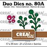 Crealies Duo Dies Bessentakjes Spiegelbeeld (CLDD80a) Crealies Duo Dies Bessentakjes Spiegelbeeld (CLDD80a)