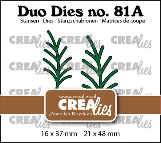 Crealies Duo Dies Takjes Spiegelbeeld (CLDD81a) Crealies Duo Dies Takjes Spiegelbeeld (CLDD81a)