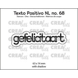 Crealies Texto Positivo Dies Gefelicitaart (POSNL68)