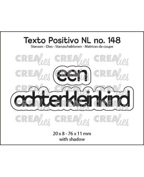 Crealies Texto Positivo Dies Een Achterkleinkind (POSNL148)