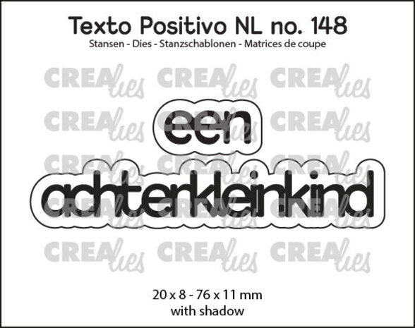 Crealies Texto Positivo Dies Een Achterkleinkind (POSNL148) Crealies Texto Positivo Dies Een Achterkleinkind (POSNL148)