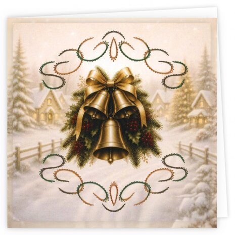 Find It Trading Stitch and Do Embroidery Cards Joyful Christmas Bells (STDOPP041)