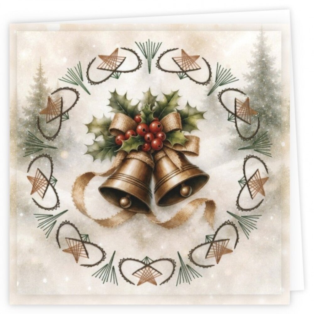 Find It Trading Stitch and Do Embroidery Cards Joyful Christmas Bells (STDOPP041)