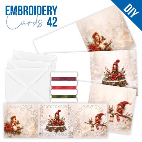 Find It Trading Stitch and Do Embroidery Cards Fairy Christmas (STDOPP042) Find It Trading Stitch and Do Embroidery Cards Fairy Christmas (STDOPP042)
