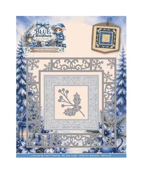 Berrie's Beauties Blue Christmas Dies Winter Serenity (BBD10128) Berrie's Beauties Blue Christmas Dies Winter Serenity (BBD10128)